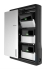 Ergotron Zip Tablet Computer Cabinet - Up to 30.5 cm (12"") Screen Support - 20.14 kg Load Capacity - 90.4 cm Height x 67.1 cm Width x 15 cm Depth - Wall Mountable - Steel - Black, Silver
